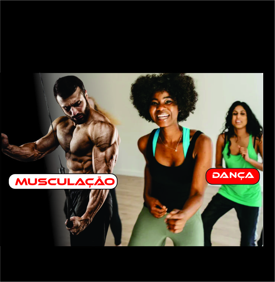 COMBO 3X MUSCULAÇÃO+2X DANÇA(ESCOLHA UMA DANÇA)